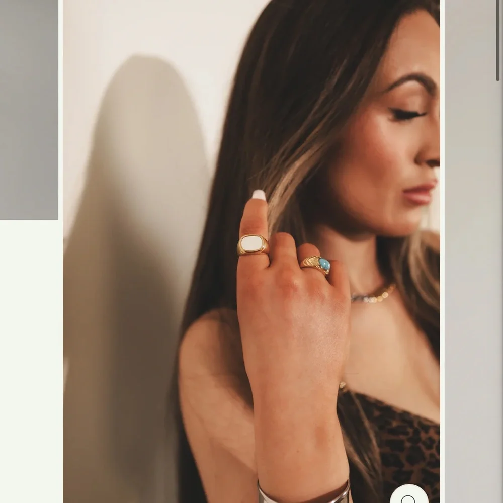 GOLD PEARL RING - Picture 2 of 4